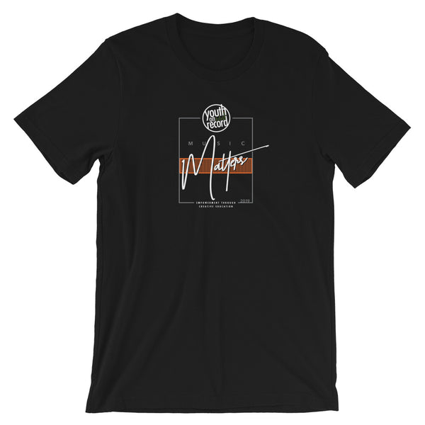 Youth on Record 2019 Music Matters Unisex T-Shirt (Orange)