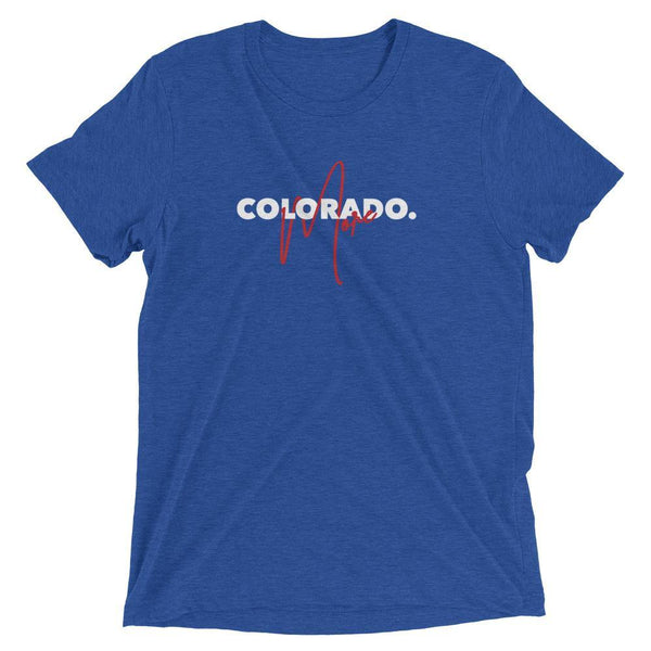 Be More COLORADO Unisex Tri-Blend T-Shirt - almondcakesvt.