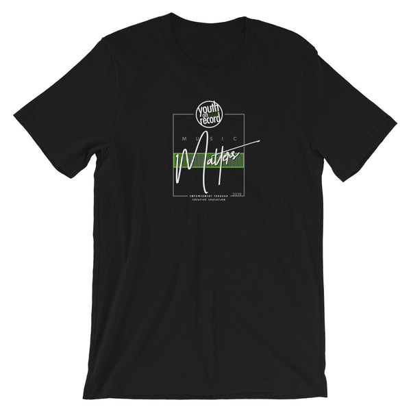 Youth on Record 2019 Music Matters Unisex T-Shirt (Green)