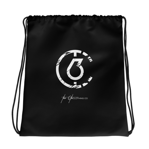 The 6th Drawstring Gym Bag (Black)