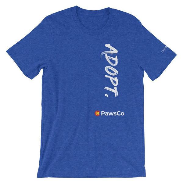 PawsCo ADOPT Unisex T-Shirt - akitabandoutarou.