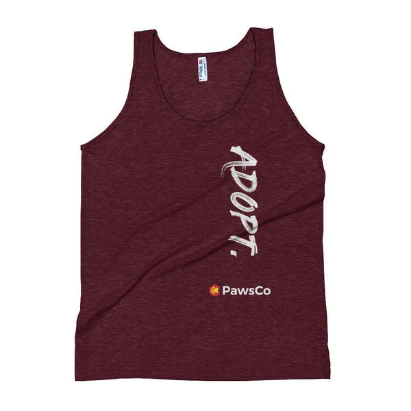 PawsCo Adopt Tri-Blend Unisex Tank - akitabandoutarou.