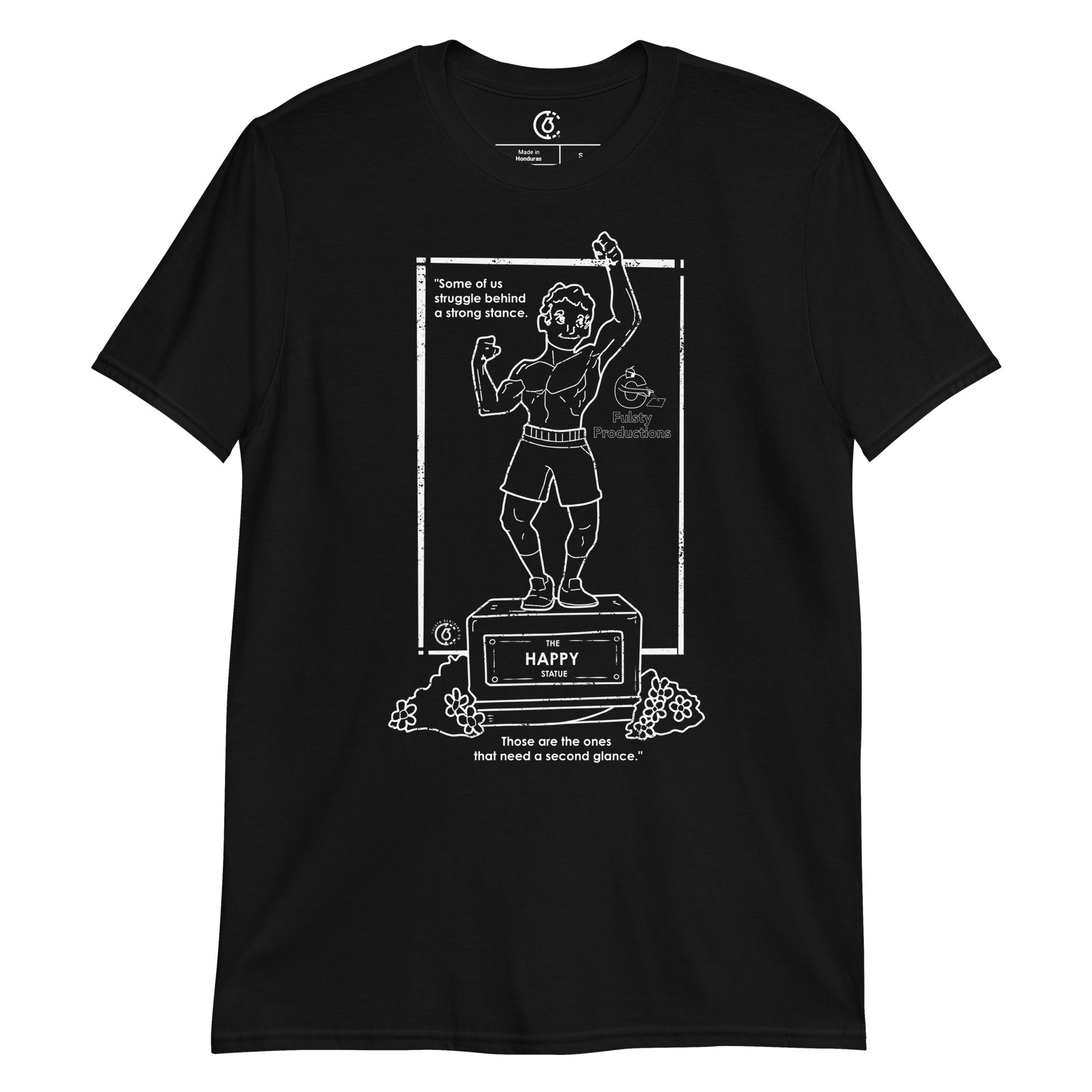 C Fulsty Happy Statue Unisex Tee