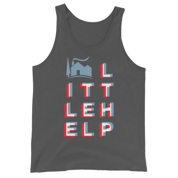 A Little Help Glitch Unisex Tank Top