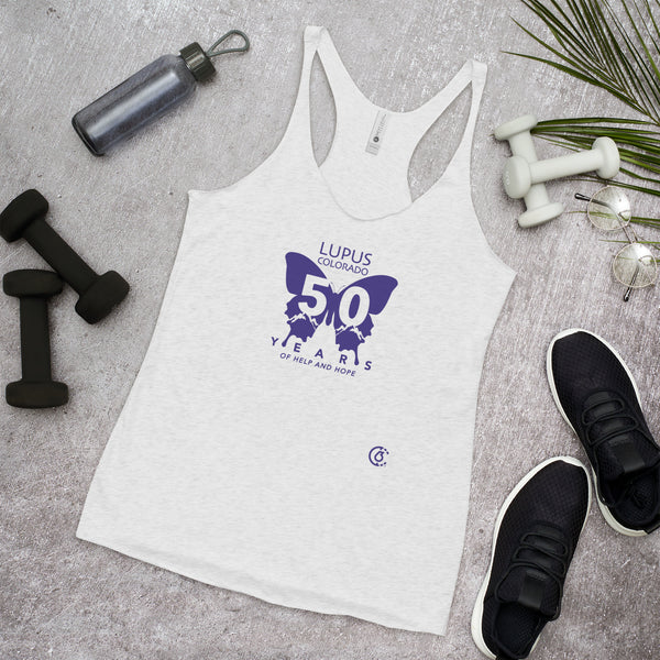 Lupus Colorado 50th Anniversary Women's Racerback Tank