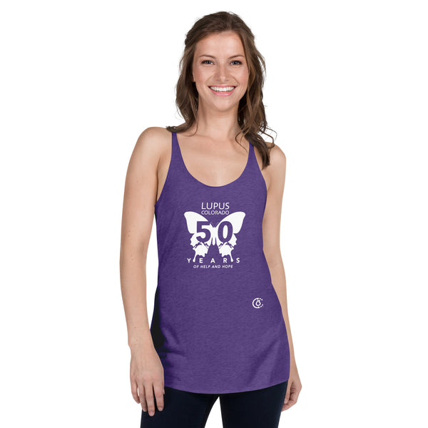 Lupus Colorado 50th Anniversary Women's Racerback Tank