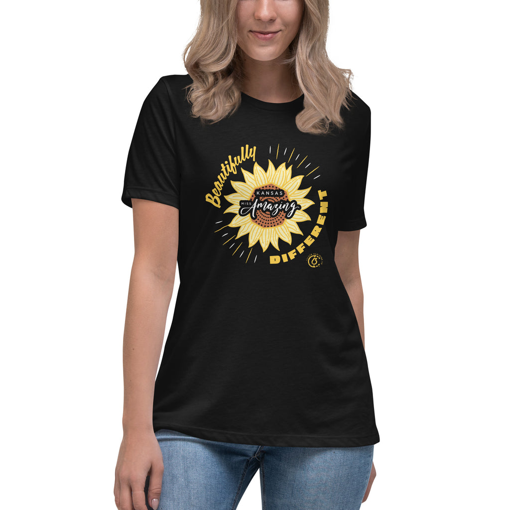 Kansas Miss Amazing Beautifully Different Women's Relaxed Tee