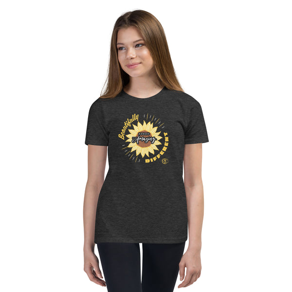 Kansas Miss Amazing Beautifully Different Unisex Youth Tee