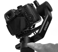 Axist tilt stabilization on gimbal