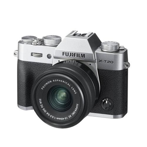 Fujifilm X-T20 Mirrorless camera Kit w/ XC 15-45mm lens - Silver