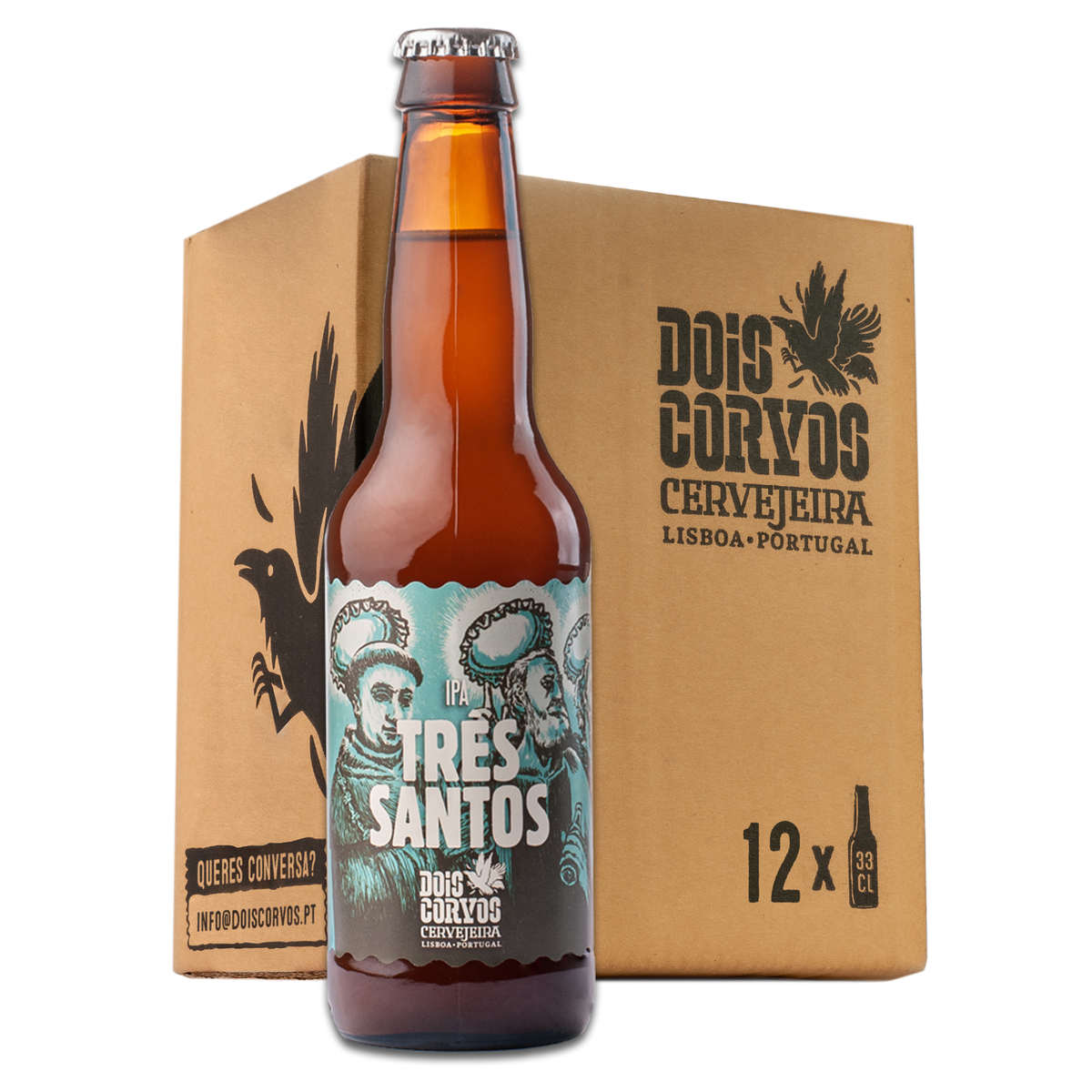 Dois Corvos Três Santos - Pack de 12 - Dois Corvos Cervejeira