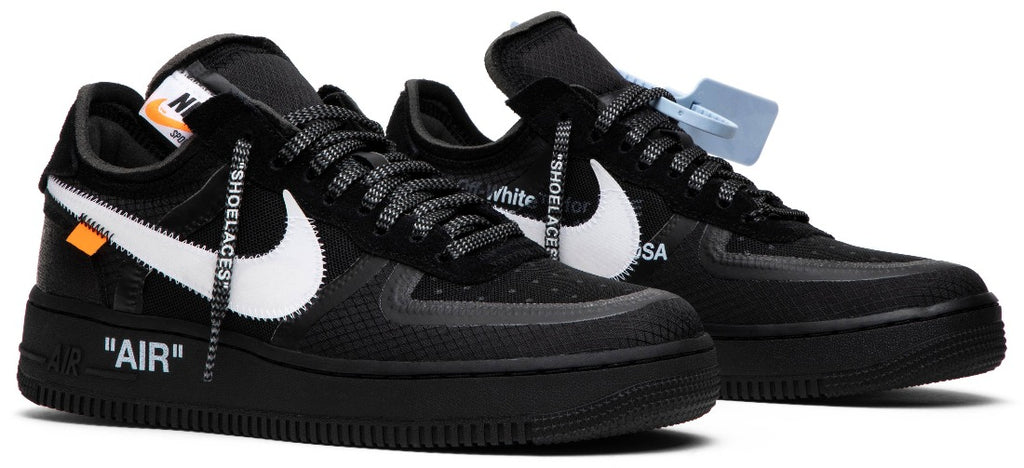 nike air force 1 off white low black