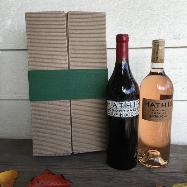 2 bottle gift box