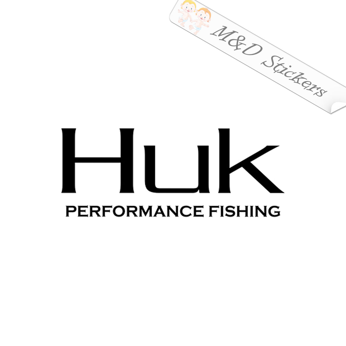 HUK Performance Fishing Gear Outdoor Sports Decal Sticker Choose Color And Size 