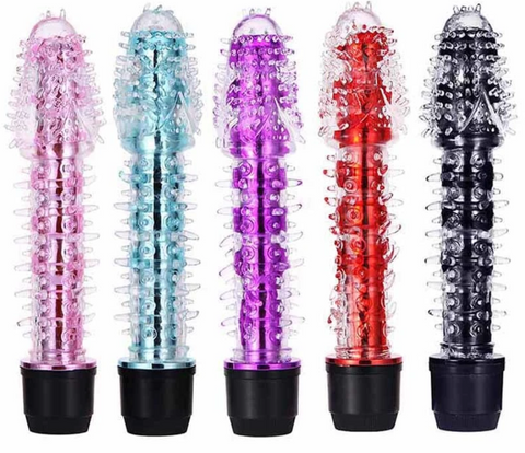 Spiked Silicone Dildo Vibrator 