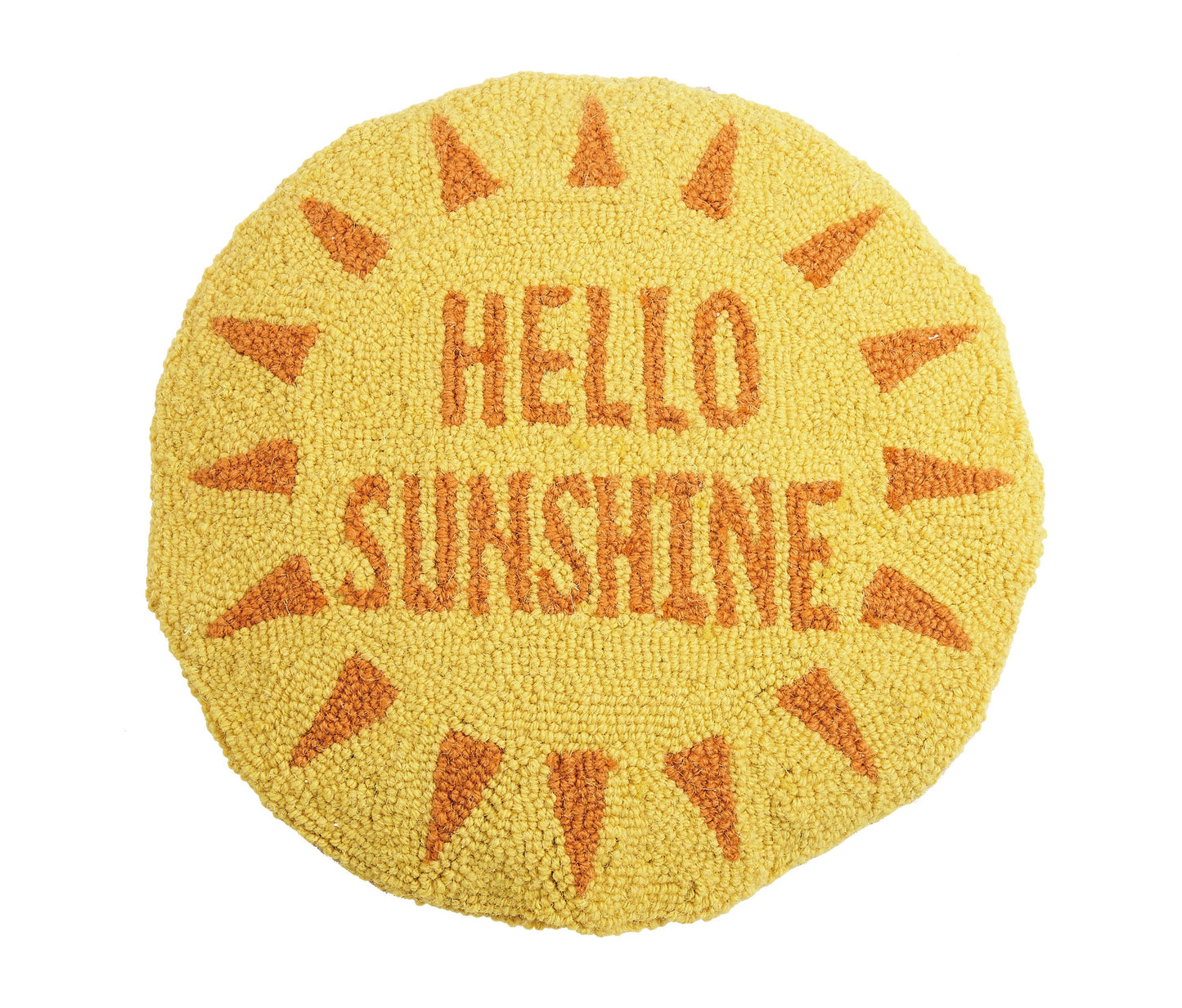 Hello Sunshine Hook Pillow Home Decor Peking Handicraft