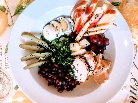 Ange’s Kale, Parmesan and  Chicken Salad