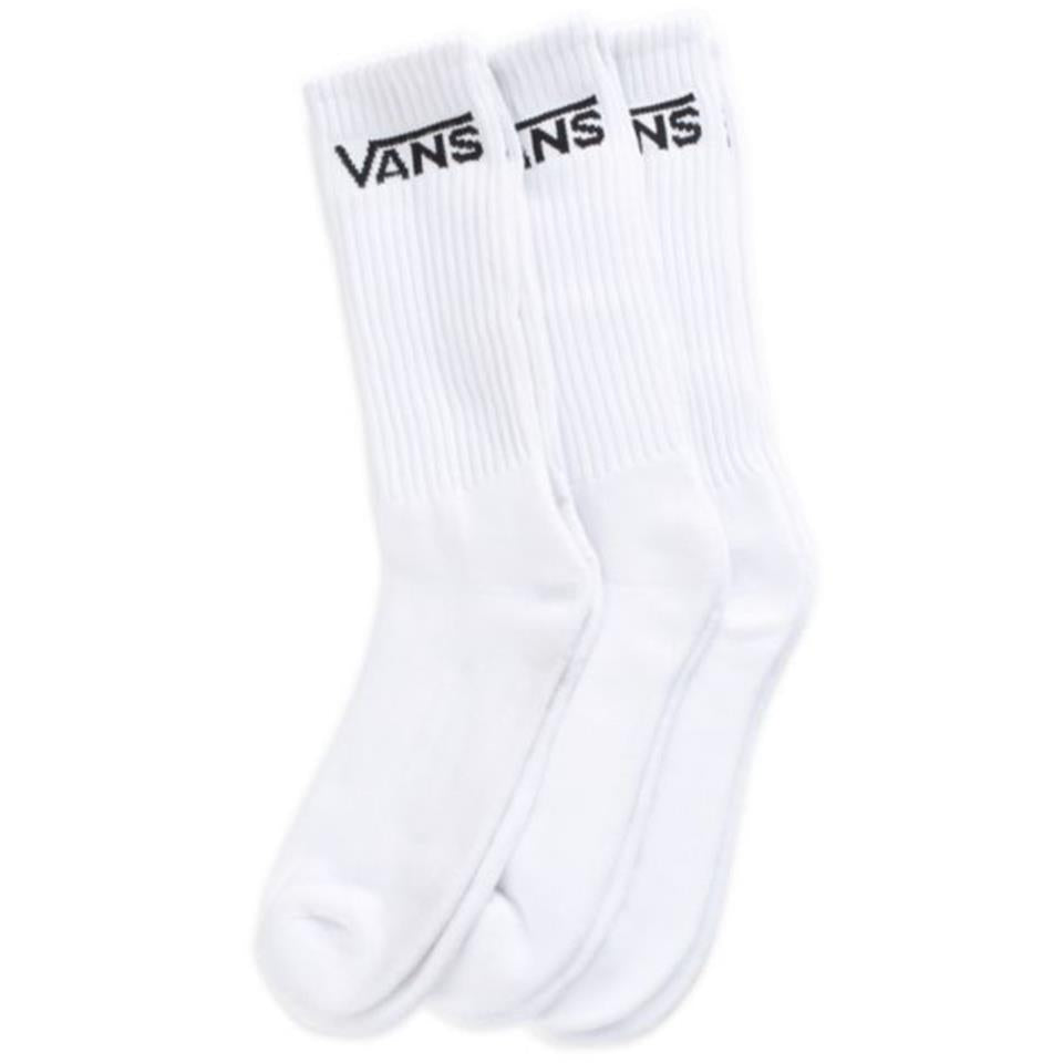 Vans Classic Crew Socks 3 Pack - White 