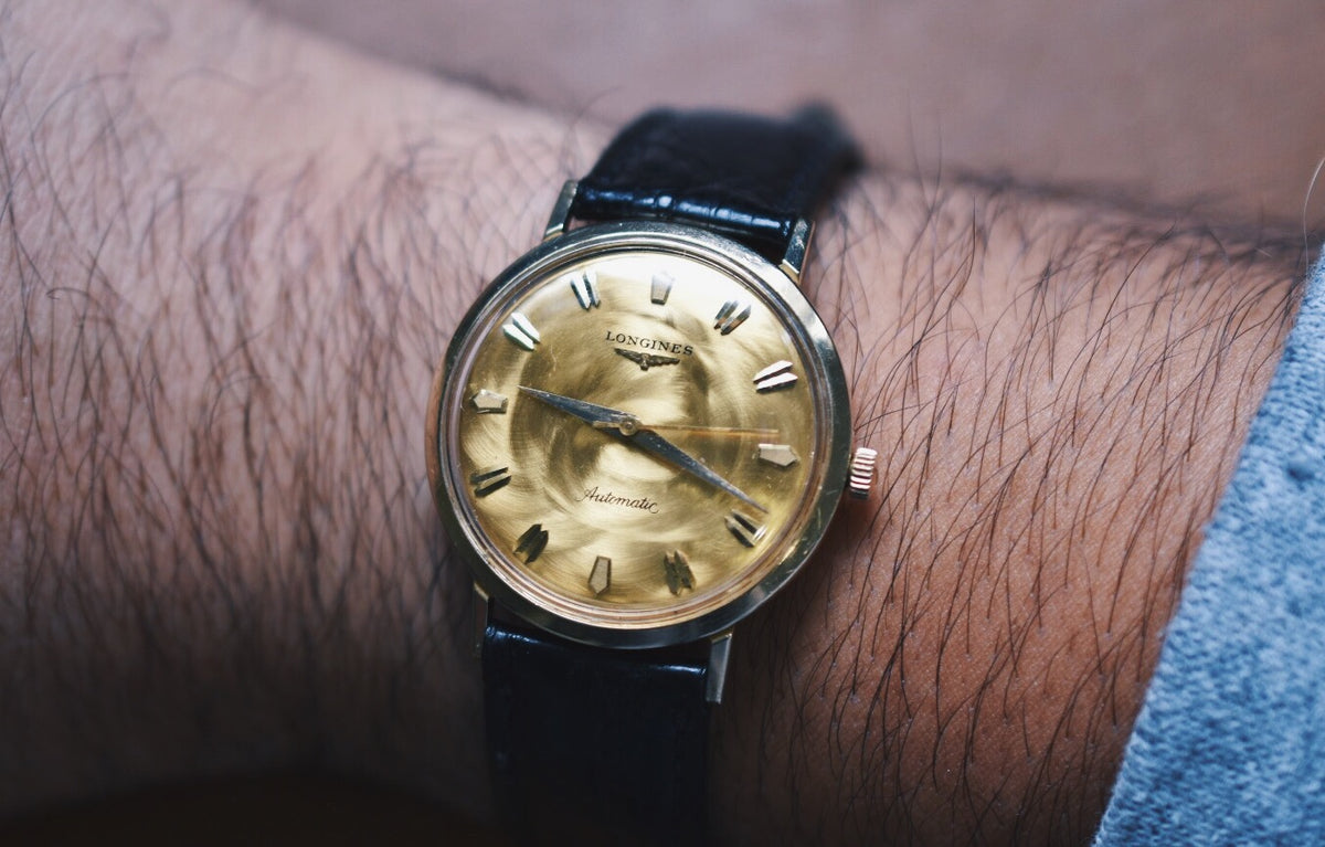 *RARE* Longines Swirl Dial Watch (Circa 1970)