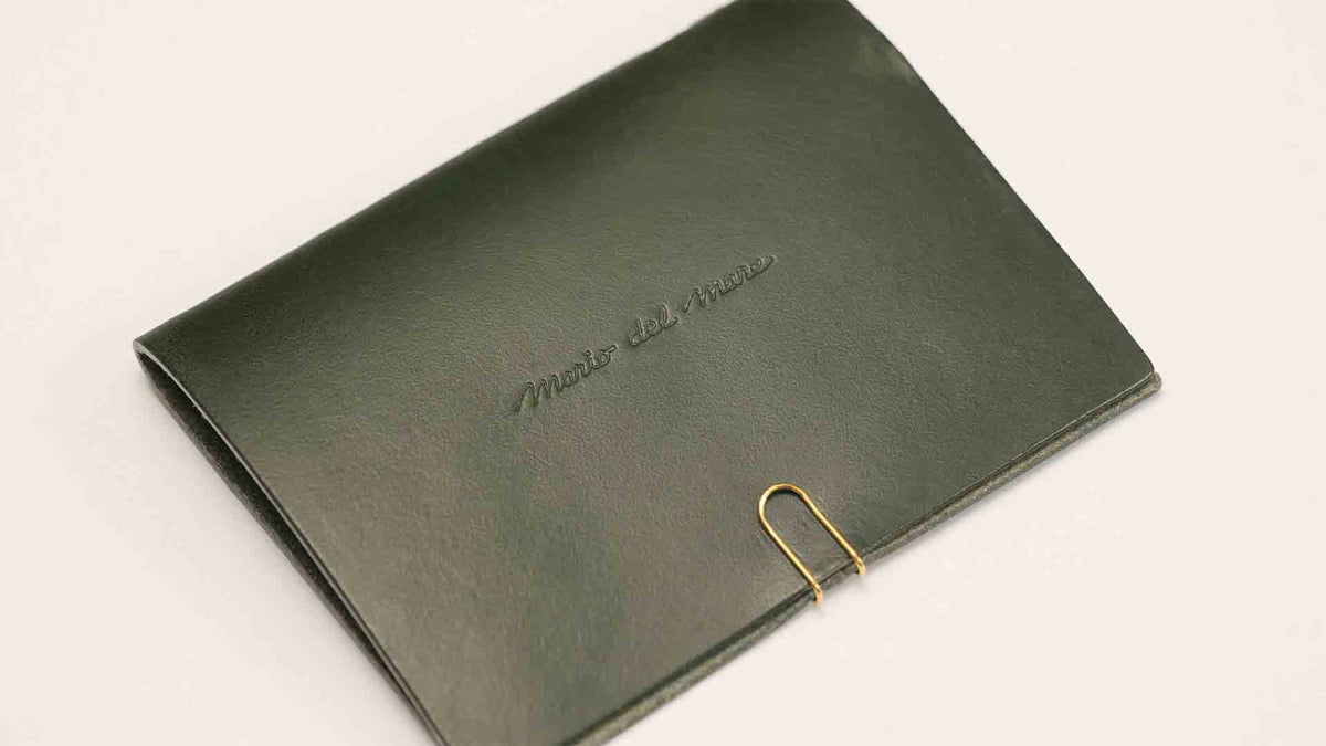 薄型軽量 財布と手帳が一体化 本革A4メモウォレット（スリム） – MARIO DEL MARE