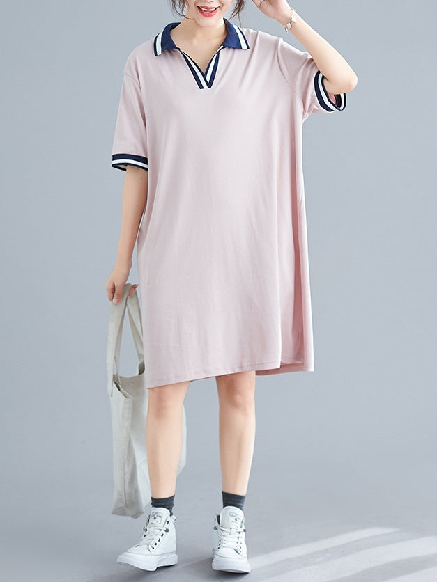 polo t shirt dress plus size