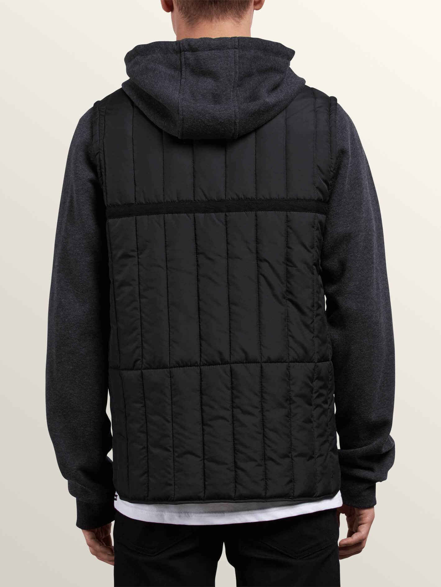 Chaqueta Stripester Puffer - Black