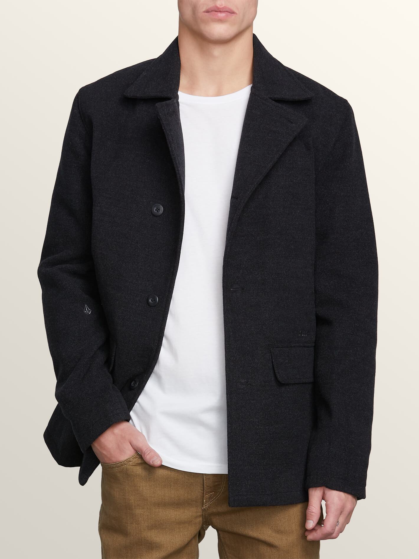 Chaqueta Broken Boat - Heather Black