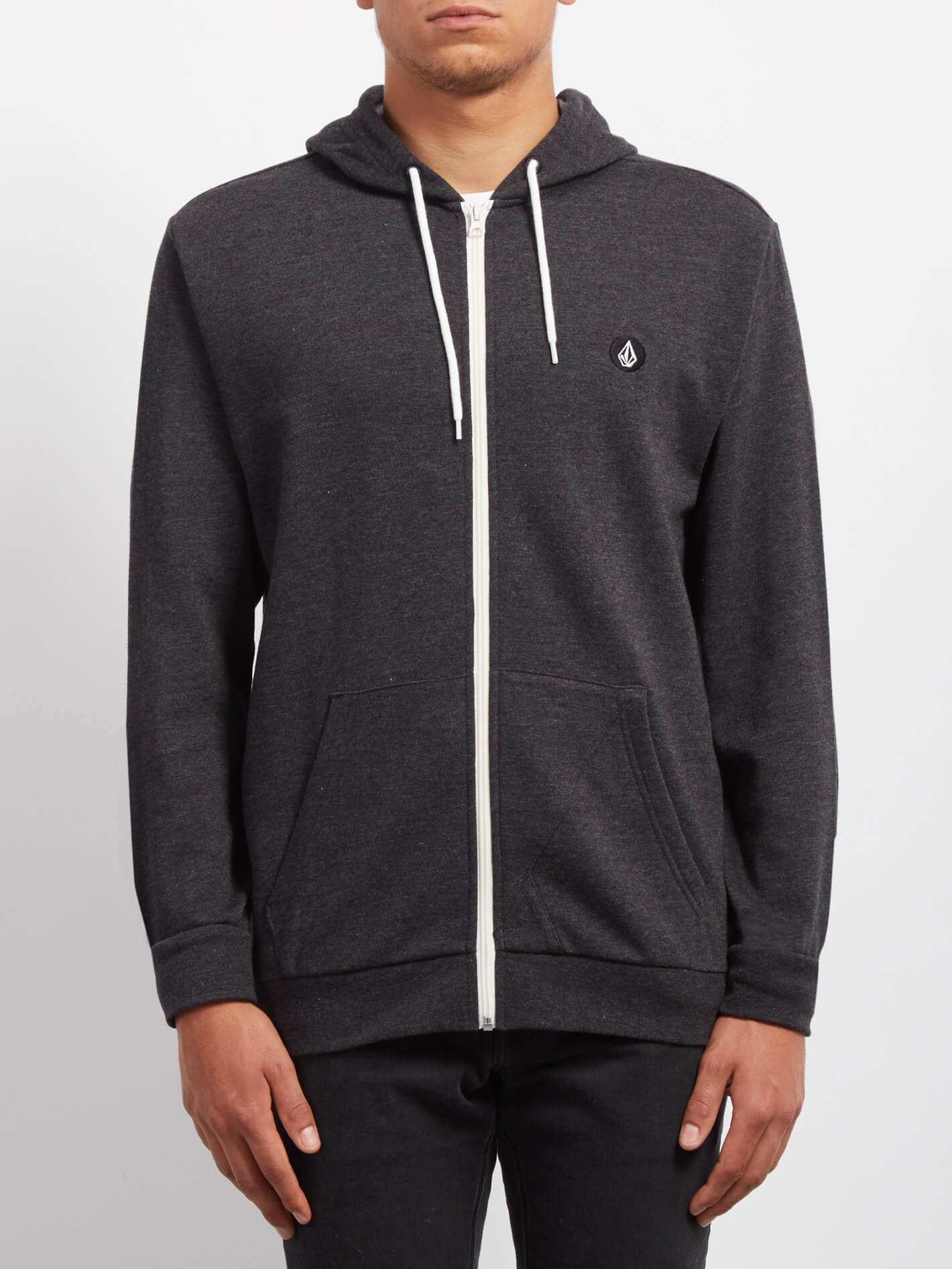 Iconic Zip Sweaters - Heather Black