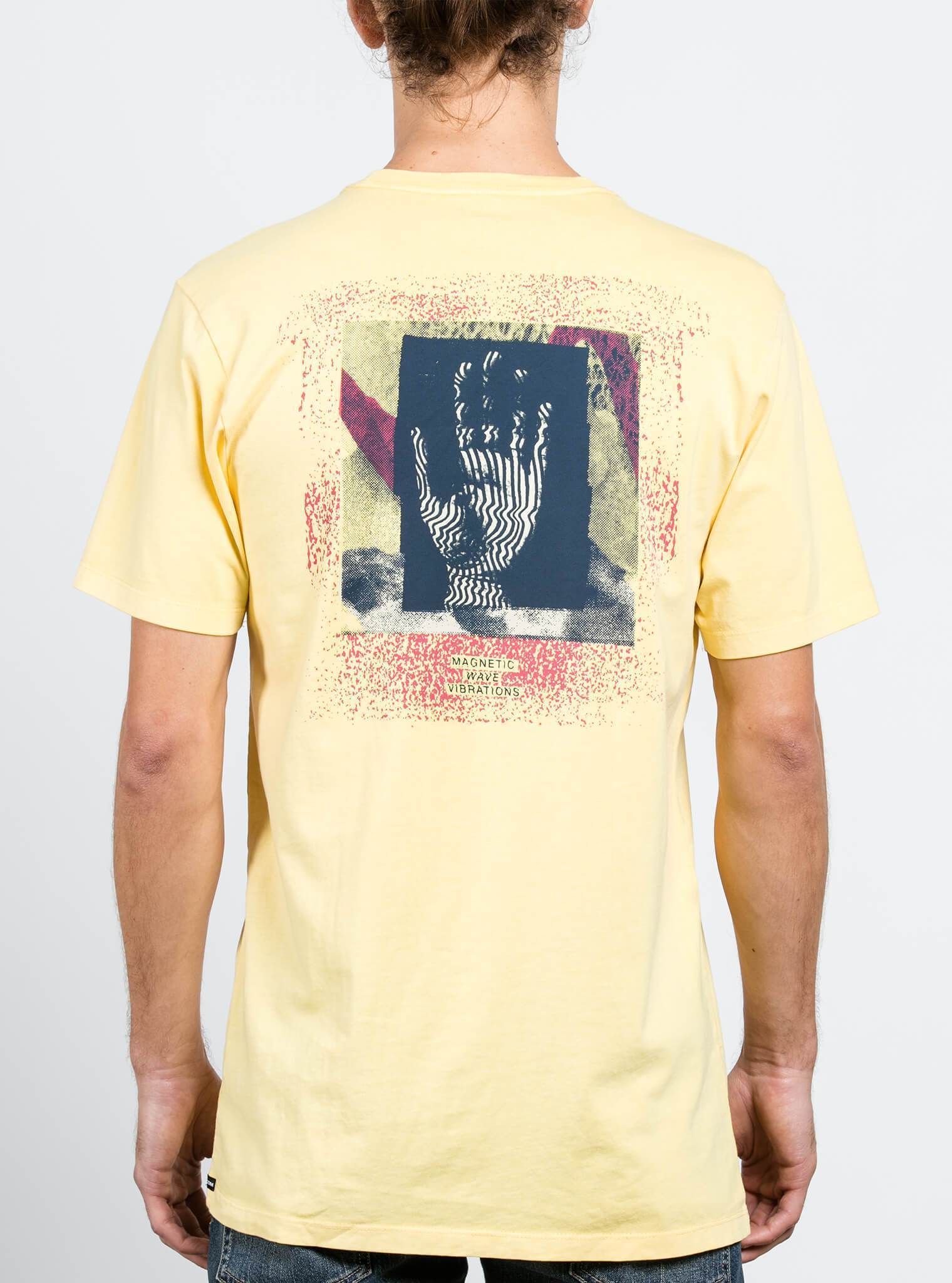 Camiseta De Manga Corta Magnetic Vibe - Light Yellow
