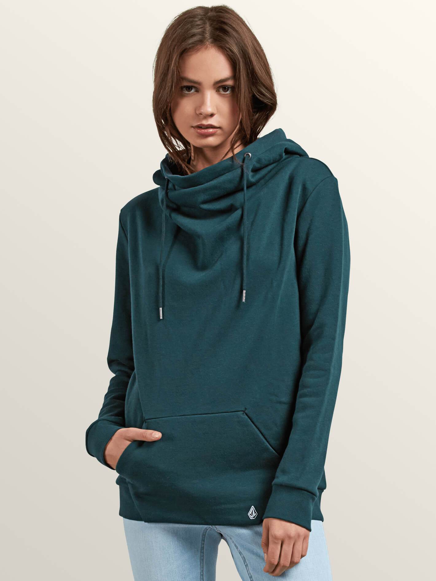 Sudadera Walk On By High Neck - Evergreen