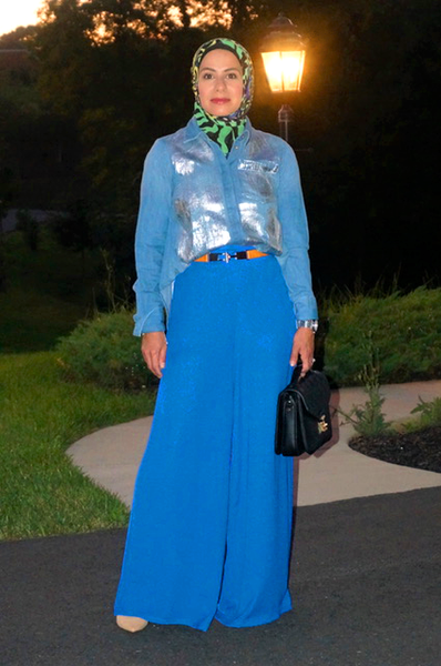 simply zeena lapis blue wide leg pants