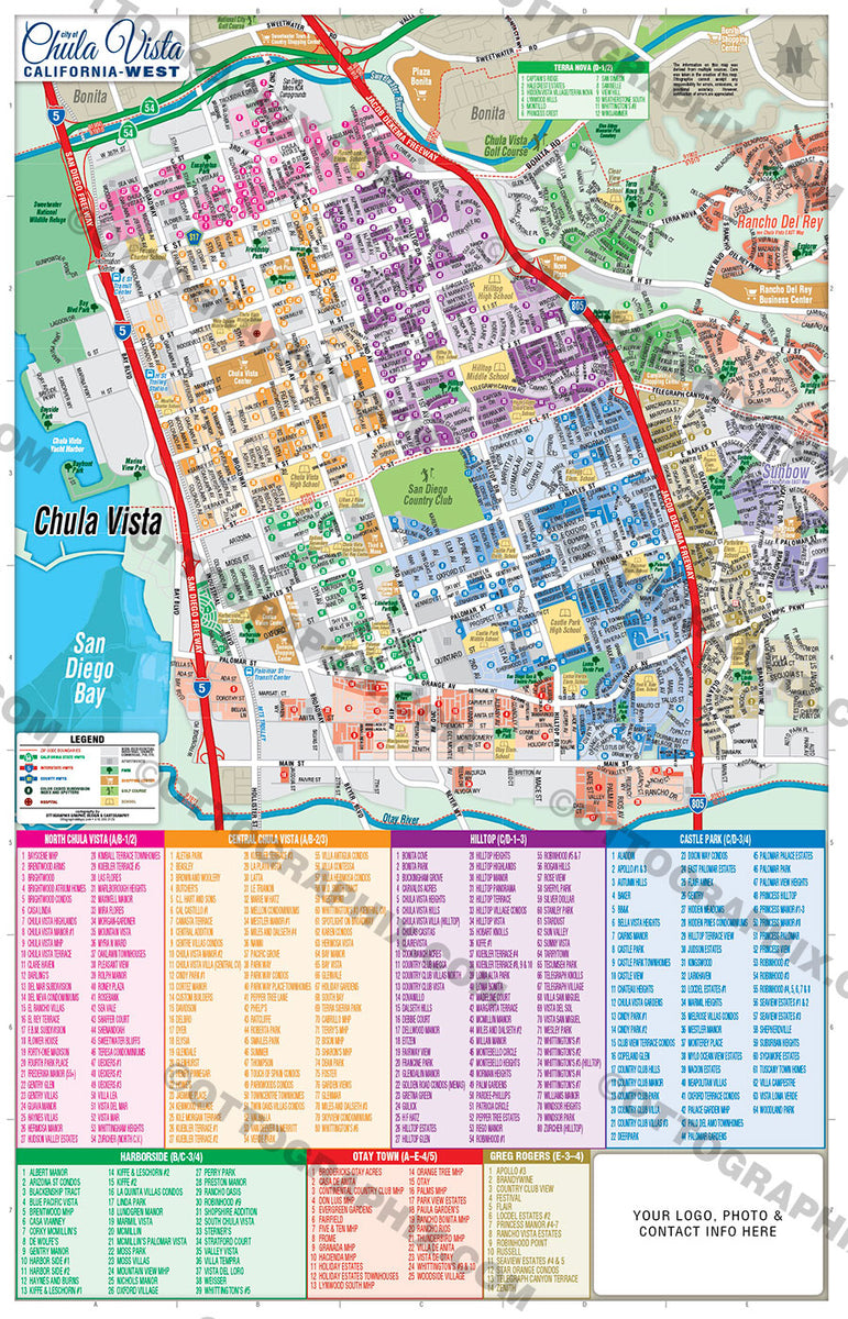 San Diego City Maps – Otto Maps