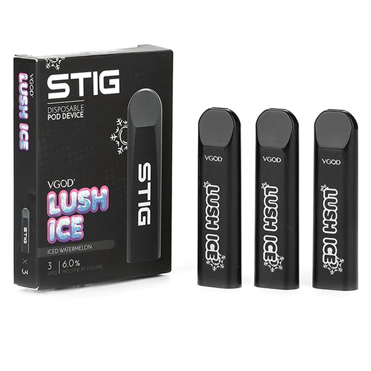 Stig Vgod Lush Ice Pod Device Disposable E Cig Ziip Stock