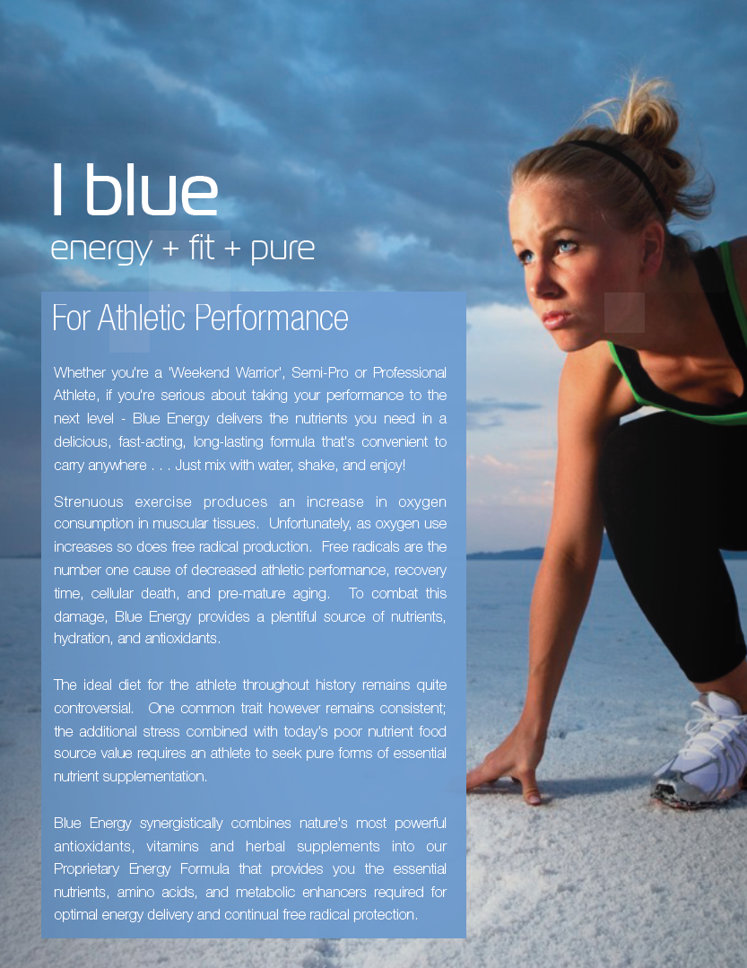BHIP BLUE Energy Blend for Athletic Performance