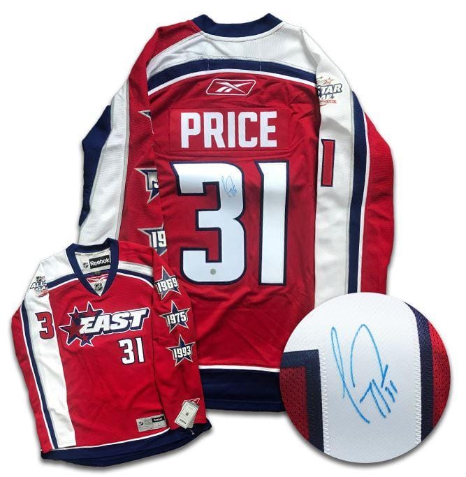 carey price autographed jersey