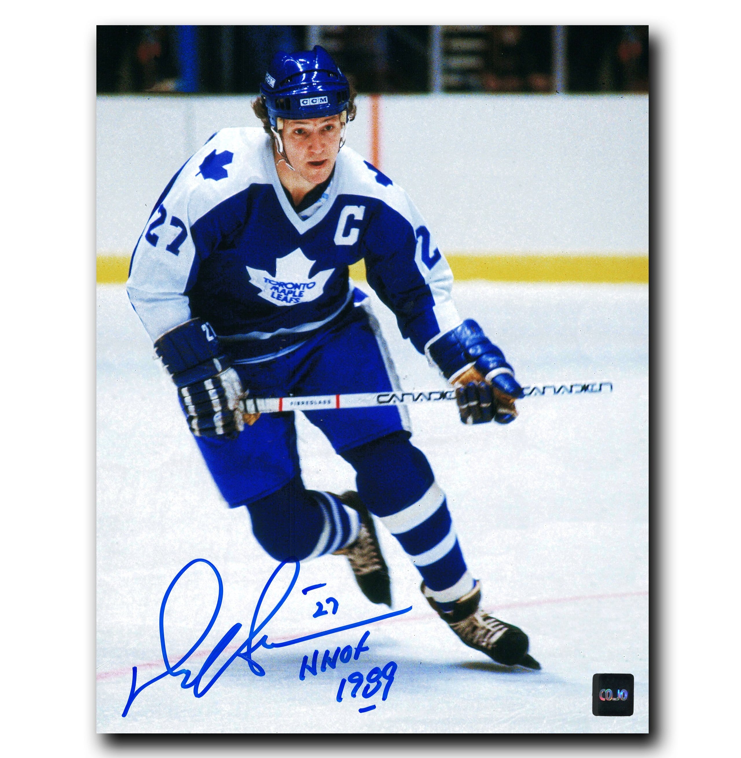 Tiger Williams Toronto Maple Leafs Autographed Hockey Action 8x10 Photo 