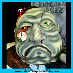 scary gravestone cake nj zombie cake