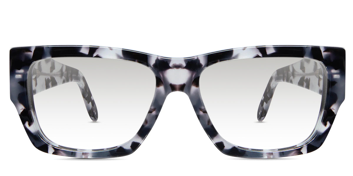 Daru black tinted Standard eyeglasses in moonlight variant it has straight top bar