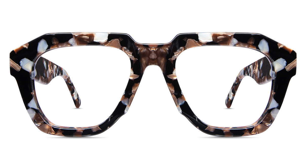 Neso frame in sila variant in tortoiseshell pattern - frame size 52-21-145