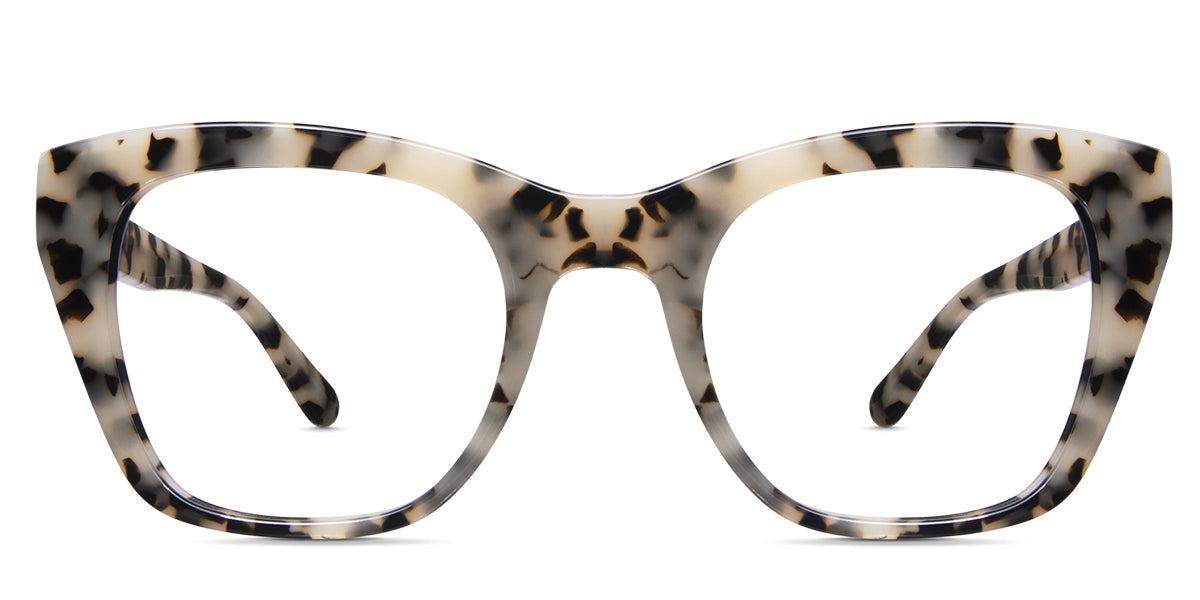 Raque frame in buteo variant - it's tortoise style frame in square shape with medium broad arms