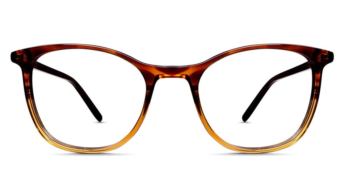Oneill glasses in chestnut variant - it's two toned rectangle frame in acetate material - it's medium size frame 52-18-140