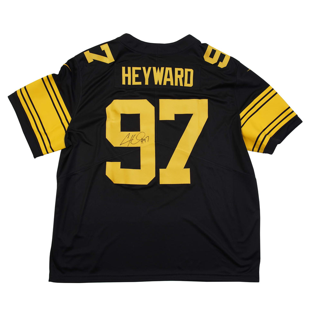 Prime Time Sports James Harrison Pittsburgh Steelers Signed Custom Jersey Color Rush with Beckett COA