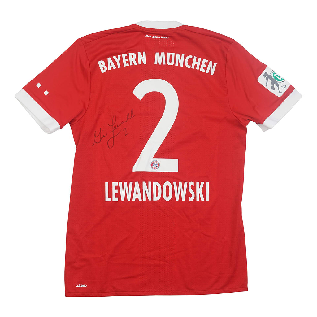 lewandowski signed jersey