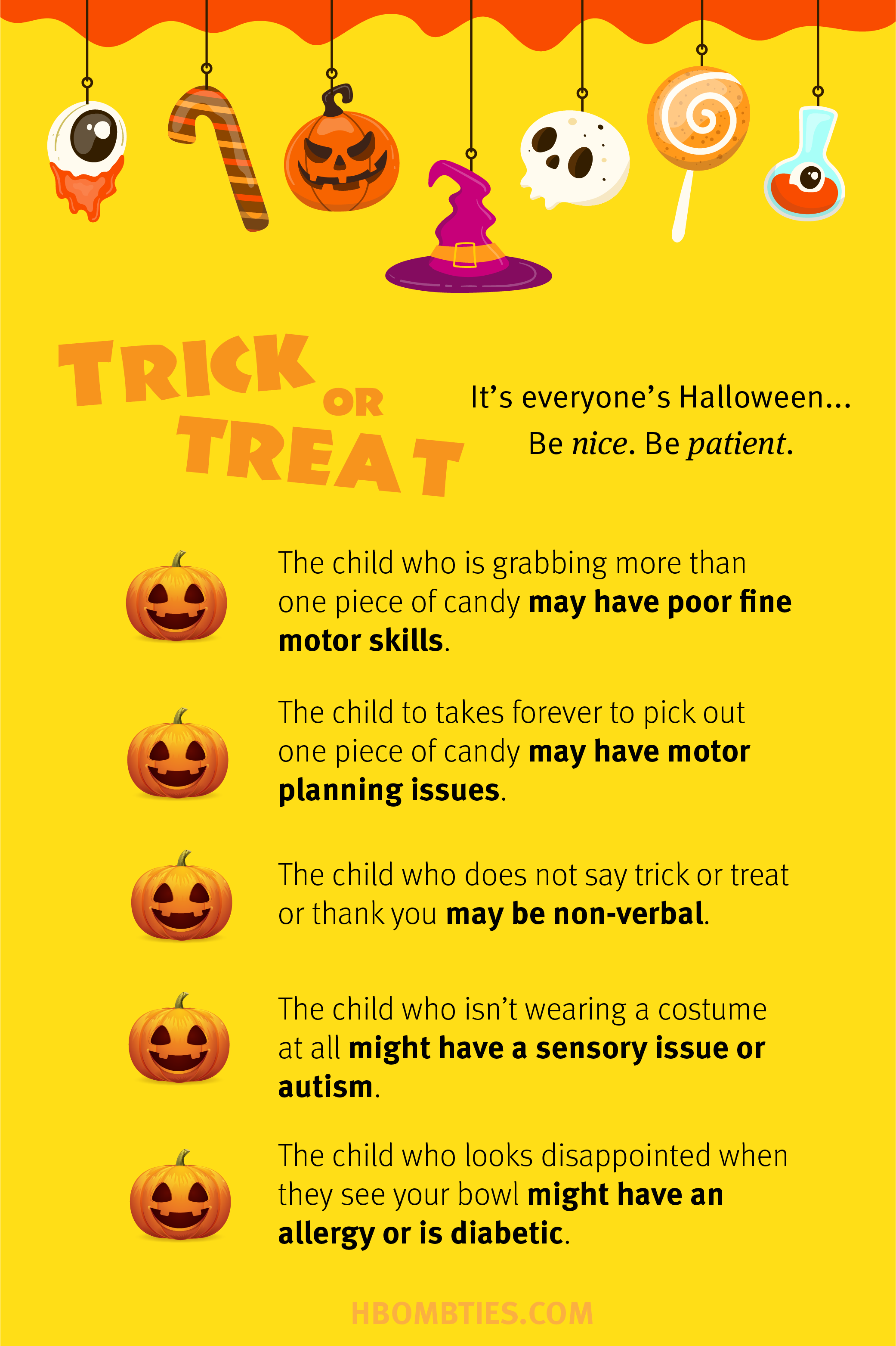 Tips for an accessible and friendly Halloween