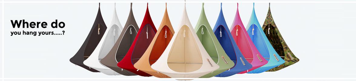 Cacoonn Hanging Chair  |  Hammocks, Hanging Chairs, Stands with a Hammock and Garden Hammock Sets