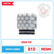 Drip Tip Warehouse - 810 Drip Tip - White Cobra |  Smokey Joes Vapes Co.