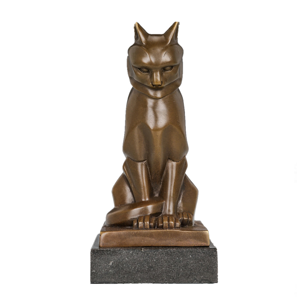 Uitstroom fusie De neiging hebben Animal Bronze Statue Abstract Cat Sculptures Home Decor TPAL-537 – toperkins