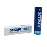 Batterilader-pakke: XTAR® MC2 inkl. 1x26650 og 1x18650 + adapter