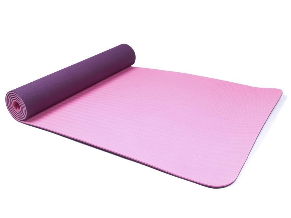 purple exercise mat