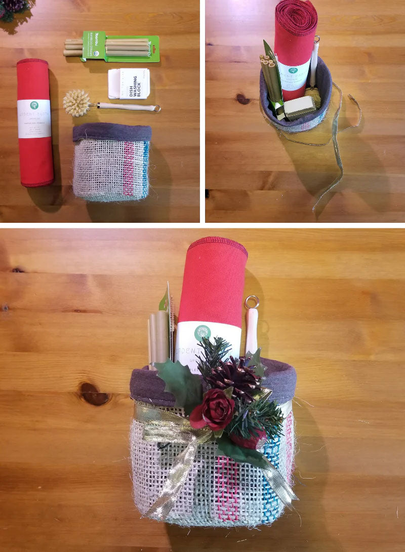 Ardent Earth Upcycled gift basket idea